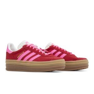 ADIDAS bold gazelle in lucid pink and red - women’s size 7 - sold out online